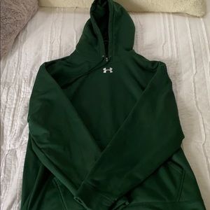 Green Under Armour sweatshirt hoodie